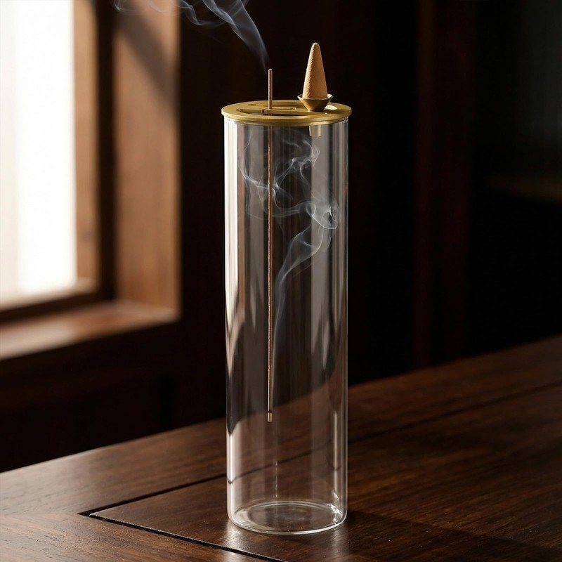 Ceremony Incense Holder, 2 in 1 Incense Burner for Sticks,