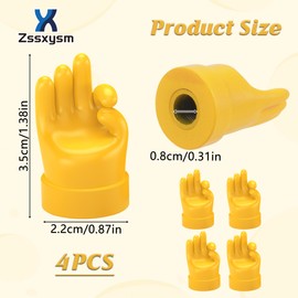 Zssxysm Set of 4 Valve Caps, Valve Covers Car with Seal, Universal Bicycle Valve, Personal Car Valve Cap, Tyre Marker, Motorcycle Funny Car Accessories for All Schrader Valves