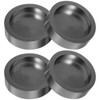 DOITOOL 4pcs Graphite Tank DIY Ingot Molds Graphite Casting Mold