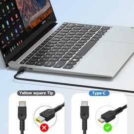 65W Laptop USB C Charger for Lenovo IdeaPad 3 Slim5 5Pro Flex 5 Yoga 7 Slim 7 9i Slim 920 ThinkBook 14s 15 for Lenovo ThinkPad X1 X13 Z13 13s E14 L14 L15 E15 T490 E495 20V/3.25A Type c AC Adapter