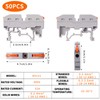 50PCS DIN Rail Connectors Block Terminal Kit,Universal Class Terminal Blocks