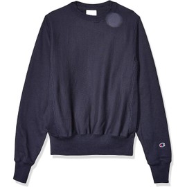 Champion Men's Reverse Weave Sweatshirt, Navy, XL