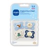 MAM Original Day & Night Soothers, 0-6 Months, Fox/Moon, Pack