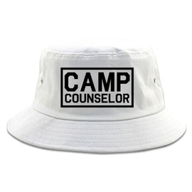 Kings Of NY Camp Counselor Bucket Hat White