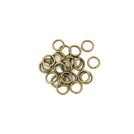 200 Antique Bronze Tone Jump Rings 10mm x 1.5mm - Open 15 Gauge - J181