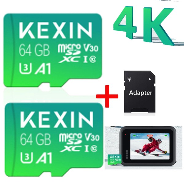 Universal 10 PACK Micro SD Card 64GB Full HD 4K