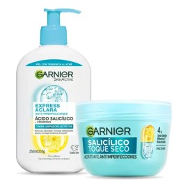 Kit Express Aclara Anti-imperfecciones Gel + Crema Garnier