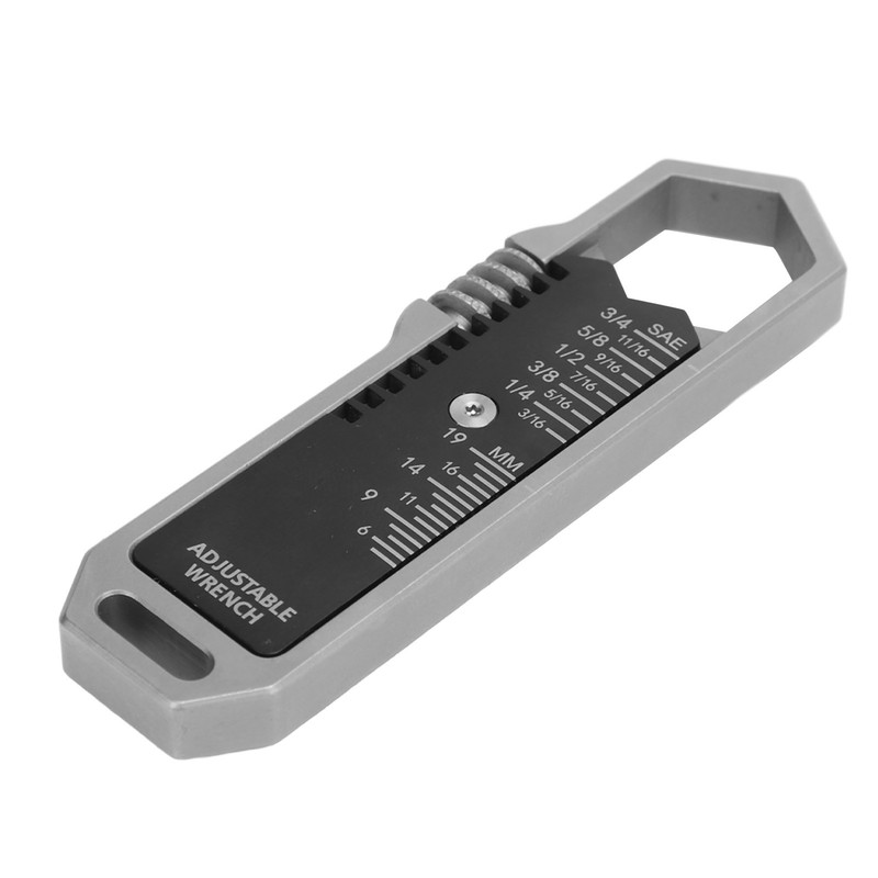 EDC Wrench 3/16 To 3/4 Inch 5 To 19mm Adjustable