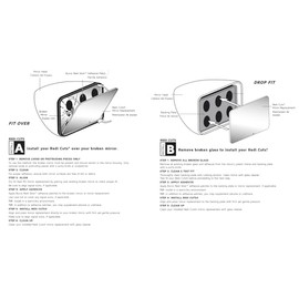 VAM Fits 91-96 Stealth 91-99 Mitsu 3000GT Left Driver Mirror Glass Lens w/Adhesive USA