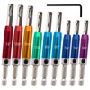 K Kwokker Self Centering Drill Bit Set 1/4" Hex Shank