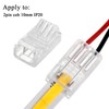 Flutesan COB LED Strip to Wire Connector 20 Pieces Waterproof