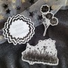 Moonlight Jade Art Three Pack Sticker Set Black & White