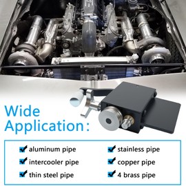 TXRXIZ Tube Pipe Bead Roller Tool, Bead Roller Intake and Intercooler Piping Fits 5/8" aluminum