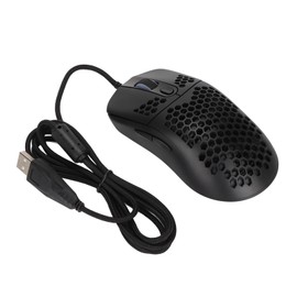 Mechanical Mouse RGB Backlight 6400DPI Ergonomic Honeycomb Usb Wired Gaming Mouse for Laptop PC