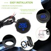 EPLZON 2pcs Digital Voltmeter DC 4-100V 2 Wires 3-Digit LED