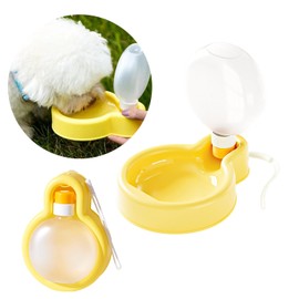 Dispensador portátil de botellas de agua para perros, de 17 onzas, grande, a prueba de fugas y plegable, accesorios para cachorros, pequeños, medianos y grandes, botellas de agua para perros,