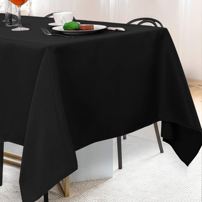 PiccoCasa Square Table Cloth 140x140 cm/55"x55", Table Cloth Wipe Clean