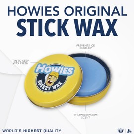 Howies Hockey Stick Wax 1 Pack – Maximizes Grip for Hockey Stick Blade – Durable, Water Resistant Formula – 2.8oz of Premium Long-Lasting Wax