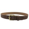 Bison Designs Rough Cut Leather USA Made Brass Buckle Belt,