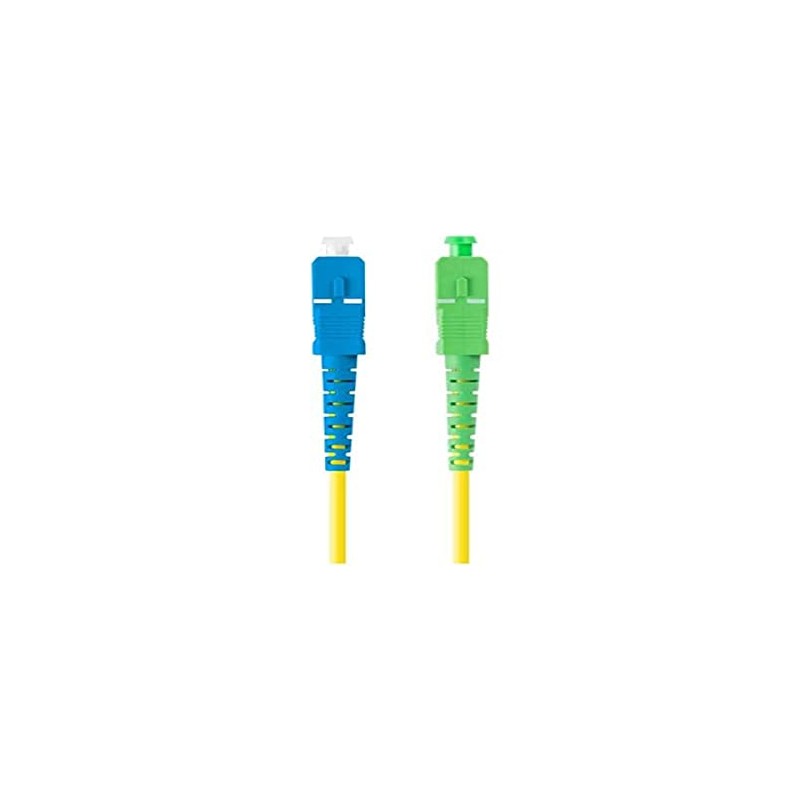 1 m LANBERG Mono SC/APC-SC/UPC SIMPLEX G657A1 LSZH YELLOW