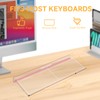 Rulyyo Ergonomic Computer Keyboard Stand - 17 Inch Clear Acrylic