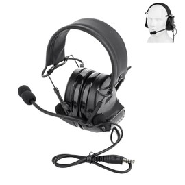 NECARL C2 Headset Tactical Headset Equipment (Black)