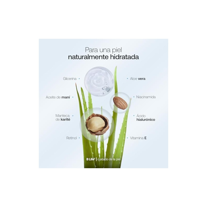 B Life Crema Facial Extrahidratante 90 ml con Retinol y