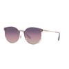 Coach HC7151D Sunglasses, Shiny Rose Gold/Transparent Purple, 63 mm