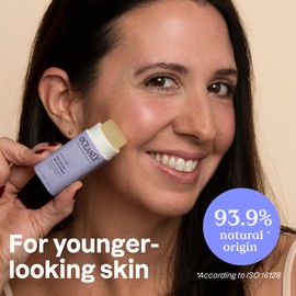 ATTITUDE ATTITUDE Oceanly Face Serum Bar, Made in Canada, EWG Verified, Plastic-free, Plant and Mineral-Based Ingredients, Vegan Skin Care Products, PHYTO AGE, Unscented, 30 grams