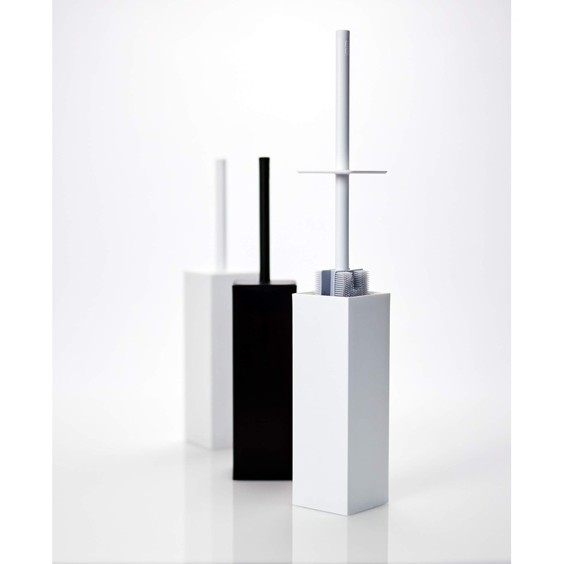 Tidy (Tidy) PlaTawa for Toilet, Compact Toilet Brush, Clear, Good