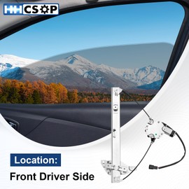 HHCSOP Front Left Driver Side Power Window Regulator w/Motor Replacement for 2006 2007 2008 2009 2010 2011 2012 2013 Chevy Impala, 2014 2015 2016 Impala Limited Sedan Replaces# 748-172