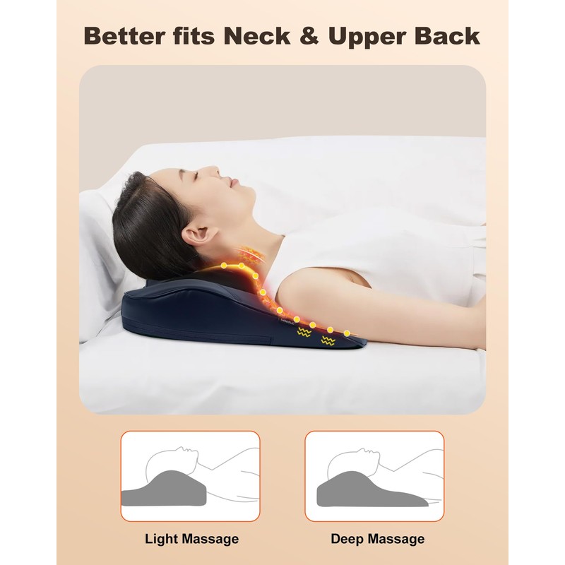 Shiatsu Back & Neck Massager with Heat, Massage Pillow for