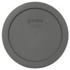 Pyrex 7201 4-Cup Glass Bowl & 7201-PC Puddle Gray Lid