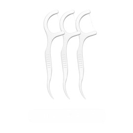 Floss Picks，Dental Floss ， Natural Dental Flossers for ， Adults Use Easy Storage ，100Count