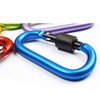 Onwon Aluminum Carabiner D-Ring Locking Key Security Camping Climbing Hiking