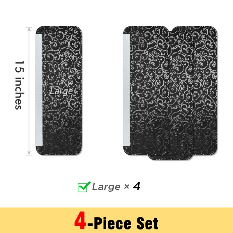 Refrigerator Door Handle Covers, Set of 4, Non-Slip Fridge Handle