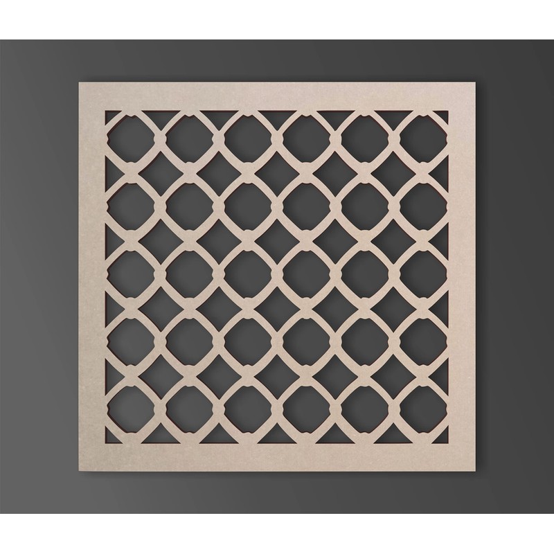Lattice Panel with a Diamond Lattice Design MDF Home &