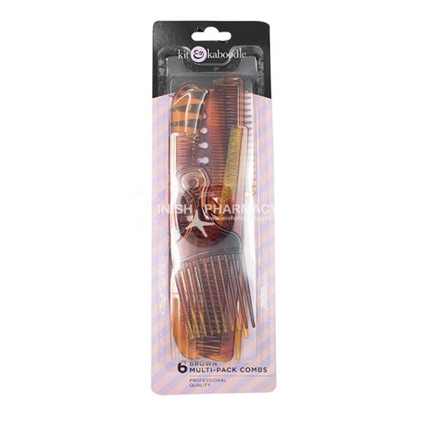 Kit & Kaboodle Multi Pack Brown Combs