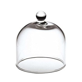 Yamako 30438 Small Glass Petite Dome Diameter 2.1 x H 2.4 inches (5.3 x 6 cm)