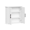 RiverRidge Monroe Two Door Wall Cabinet Over The Toilet Storage