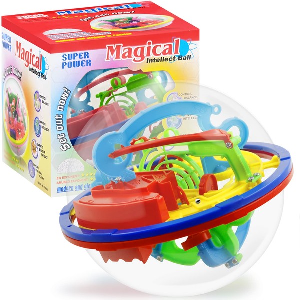 3D Puzzle Ball with 100 Levels, 3D Maze Labyrinth Ball,