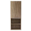 Benicabaly Mila Bathroom Cabinet for Organized Serenity, Two Interior Shelves,