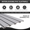 Slatwall Panel Garage Wall Organizer Heavy Duty Wall Mounted, PVC