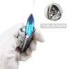 Cigar Torch Lighters Triple Jet Butane Refillable Lighter with Punch