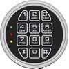 Gun Safe Replacement Lock Chrome Digital Keypad Electronic Lock, Solenoid
