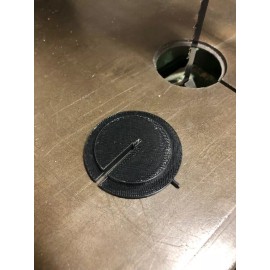 Speedway Zero Clearance Insert for Powermatic 143 Band Saw 2.25" diameter, 1/4" thick