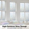 Volcanics Rainbow Window Privacy Film, Decorative Stained Glass Window Film,