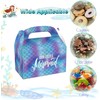 24 Pack Mermaid Party Favor Gift Boxes, Mermaid Candy Boxes
