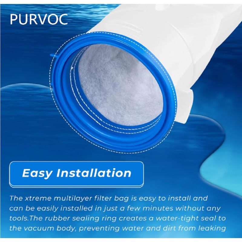 YFUG GO Multilayer Filter Bag, Compatible with Pool Blaster Max,