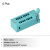 PATIKIL Universal IC-Test ZIF Socket 16 Pin 3.0mm Pitch for
